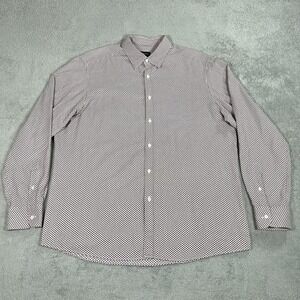 Ermenegildo Zegna Shirt Mens 2XL XXL Button Up Dress Casual